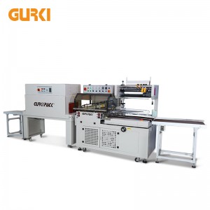 Varmetunnel krympeindpakningsmaskine til små produkter GPL-4535 + GPL-4525