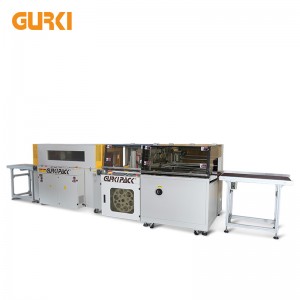 Varmetunnel automatisk krympeindpakningsmaskine | Gurki GPL-5545D + GPS-5030LW